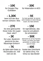 Vorschau - Spiele - Einführung/ Einstieg Rationale Zahlen: Gutschein- /Schuldschein-Spiel - Seite 2
