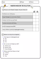 Vorschau - Arbeitsblätter - Amerikanische Revolution Arbeitsblätter mit Fragen + Lösungen Lesetext - Seite 2