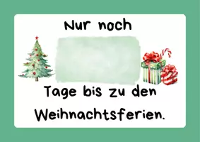 Vorschau - Bildkarten - Bildkarten: Ferien-Countdown zum Ausfüllen - Seite 3