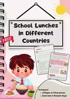 Vorschau - Arbeitsblätter - Schulessen weltweit: Englisch - Deckblatt