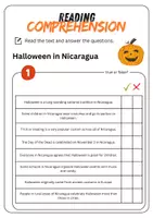 Vorschau - Arbeitsblätter - Reading Comprehension - Halloween in Nicaragua + Solutions - Seite 2