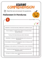 Vorschau - Arbeitsblätter - Reading Comprehension - Halloween in Honduras + Solutions - Seite 2