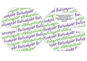 Vorschau - Stationenlernen - Lernscheiben - Satzglieder - Seite 1