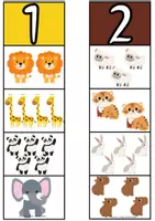 Προεπισκόπηση - Flashcards - ΠΑΙΧΝΙΔΙ ΑΡΙΘΜΩΝ - ΖΩΑΚΙΑ - Σελίδα 1
