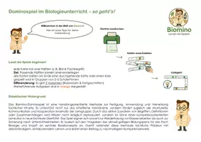 Vorschau - Spiele - Ökologie Domino - Biomino - Seite 1