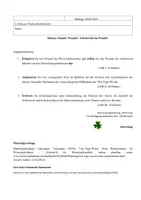Vorschau - Klassenarbeiten - Klausur und EWH_Vier-Tage-Woche - Deckblatt