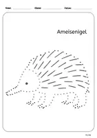 Vorschau - Mal- und Bastelvorlagen - Prickelbilder_ Vorschule und 1. Klasse Tiere in Australien - Seite 3