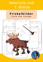 Vorschau - Mal- und Bastelvorlagen - Materialpaket: Prickelbilder_ Vorschule und 1. Klasse Tiere - Seite 1