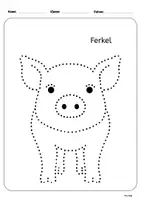 Vorschau - Mal- und Bastelvorlagen - Prickelbilder_Vorschule / 1. Klasse Tiere auf dem Bauernhof - Seite 3