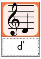 Vorschau - Bildkarten - Notennamen Bildkarten Musik Grundschule (Klasse 2–4) – Flashcards & Tafelmaterial zur C-Dur-Tonleiter und Notenlehre - Seite 2