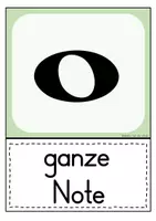 Vorschau - Bildkarten - Notenwerte & Pausenwerte Bildkarten Musik Grundschule (Klasse 2–4) – Flashcards für Rhythmus, Notenlehre & Musikunterricht - Seite 1