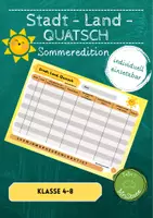 Vorschau - Spiele - Stadt Land Quatsch Sommerdition - Deckblatt