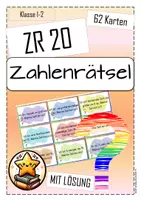Vorschau - Spiele - Zahlenrätsel ZR 20 Mathe Klasse 1 2 - Deckblatt