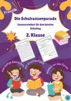 Vorschau - Arbeitsblätter - Leseverstehen (Deutsch) für die 2. Klasse: Letzter Schultag - Deckblatt