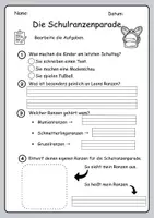 Vorschau - Arbeitsblätter - Leseverstehen (Deutsch) für die 2. Klasse: Letzter Schultag - Seite 3