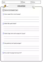 Vorschau - Arbeitsblätter - Kreuzzuege Arbeitsblätter mit Fragen + Lösungen Lesetext - Seite 3