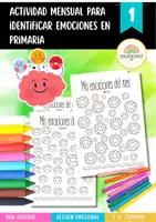 Vista previa - Hojas de trabajo - Registro Diario de Emociones. Recurso para Asamblea, Tutoría y Rincón de la Calma. - página 1