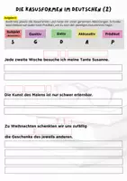 Vorschau - Arbeitsblätter - Kasusformen im Deutschen (Grundlagen für das Fach Latein) - Seite 3