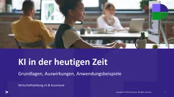 Vorschau - Unterrichtsreihen - Künstliche Intelligenz - Hintergrundwissen für Lehrkräfte - Deckblatt