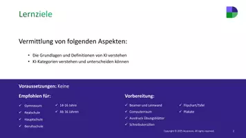 Vorschau - Unterrichtsreihen - Künstliche Intelligenz - 4-teilige Workshopreihe - Seite 1