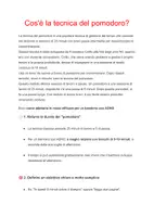 anteprima - Materiale di supporto/inclusione - Cos'è la tecnica del pomodoro - Pagina di copertina