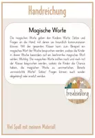 Vorschau - Präsentationen/Tafelbilder - Magische Worte - Zauberwörter - Freundlicher Umgang - Seite 1