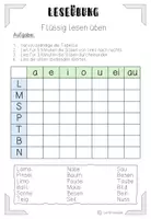 Vorschau - Arbeitsblätter - Deutsch Flüssig lesen 1 - Seite 1