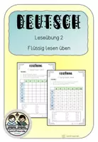 Vorschau - Arbeitsblätter - Deutsch Flüssig Lesen 2 - Deckblatt
