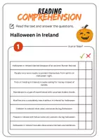 Vorschau - Arbeitsblätter - Reading Comprehension - Halloween in Ireland + Solutions - Seite 2