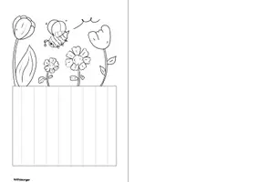 Vorschau - Mal- und Bastelvorlagen - Papierweben Vorlagen - Obst, Bär, Blumen - Seite 3