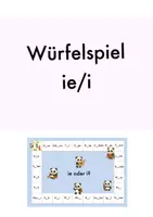 Vorschau - Spiele - Würfelspiel ie oder i Rechtschreibung - Seite 1