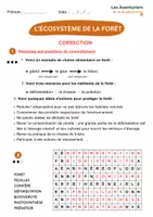 Aperçu - Feuilles d'exercices - L'équilibre d'un écosystème : la forêt - Page 2