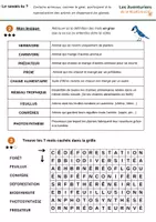 Aperçu - Feuilles d'exercices - L'équilibre d'un écosystème : la forêt - Page 1