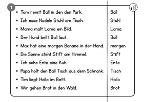 Vorschau - Arbeitsblätter - Stolperwörter – Sinnverstehendes Lesen mit Spaß! - Seite 3