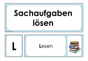 Vorschau - Stundenentwürfe - Sachaufgaben lösen mit LUFRA (Kl. 3/4) - Seite 1