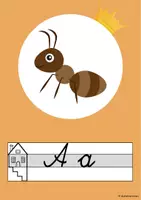 Vorschau - Poster - Anlautplakate - Druckschrift & Schreibschrift (bunt) - Seite 2