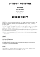 Vorschau - Arbeitsblätter - Denker des Widerstands (Escape Room) - Seite 1