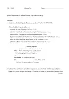 Vorschau - Klassenarbeiten - Kleist, Der zerbrochne Krug, 9. Szene, KA und EWH - Deckblatt