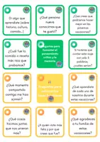 Vista previa - Tarjetas / Manipulativos - Tarjetas viajeras, llavero de conexión emocional - página 1