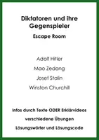 Vorschau - Arbeitsblätter - Diktatoren und ihre Gegenspieler (Escape Room) - Deckblatt