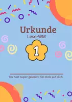 Vorschau - Bildkarten - Lese-WM Urkunden - Deckblatt