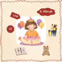 Vorschau - Stationenlernen - Laufdiktat: Mein Geburtstag - Seite 3