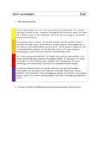 Vorschau - Arbeitsblätter - DaZ "sich vorstellen": Beispieltextchen und Textbausteine - Seite 1