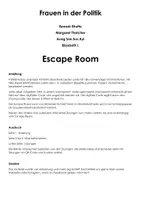 Vorschau - Arbeitsblätter - Frauen in der Politik (Escape Room) - Seite 1