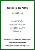 Vorschau - Arbeitsblätter - Frauen in der Politik (Escape Room) - Deckblatt