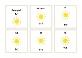 Vorschau - Spiele - Lesespiel/Legespiel 1x1 - Seite 2