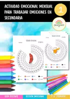Vista previa - Hojas de trabajo - Diario emocional mensual para 1º-2º ESO | Tutoría - página 1
