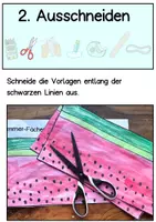 Vorschau - Unterrichtsreihen - Sommer Fächer basteln aus Papier mit Faltanleitung, Kunstunterricht - Seite 3