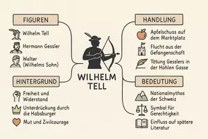Vorschau - Arbeitsblätter - Lernposter + Arbeitsblatt "Wilhelm Tell" + Onlineübung & MP3 + Mindmap + Infografiken - Seite 3