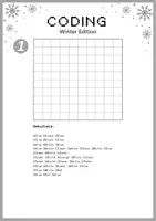 Vorschau - Unterrichtsreihen - Coding Pixelbild Winter - Basic Kodierung - Übungsheft mit Lösungen - Seite 3